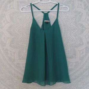 Body Central Green tank top Small